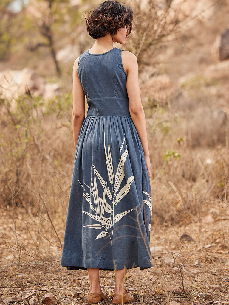 Dove Grey Dress DRESSES KHARA KAPAS   