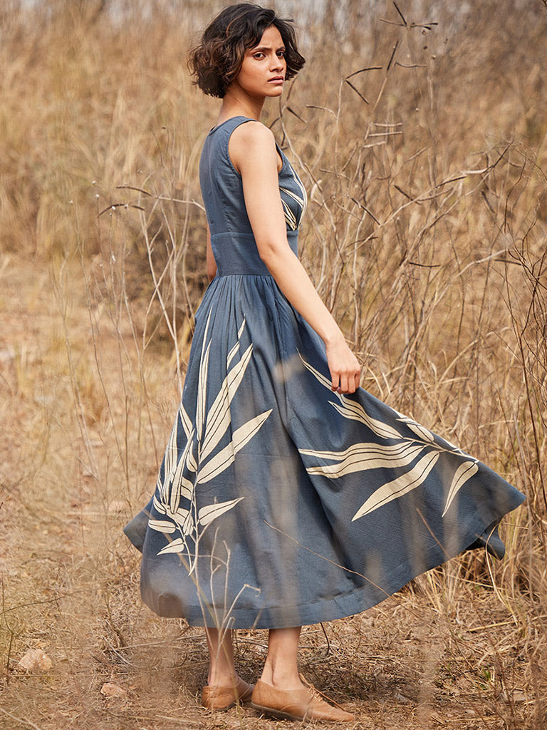 Dove Grey Dress DRESSES KHARA KAPAS   