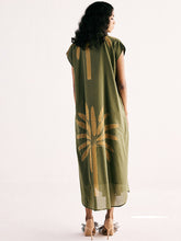 Load image into Gallery viewer, Olive Palm Shirt Dress DRESSES KHARA KAPAS   
