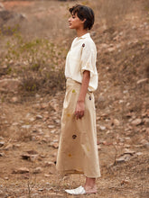 Load image into Gallery viewer, Oxford Wrap Skirt BOTTOMS KHARA KAPAS   
