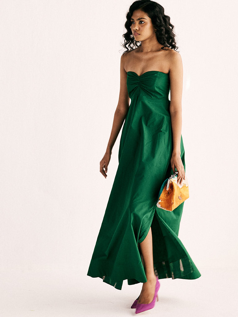 Emarald Gaze Gown DRESSES KHARA KAPAS   