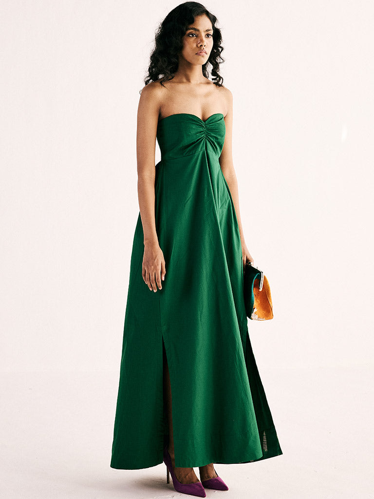 Emarald Gaze Gown DRESSES KHARA KAPAS   