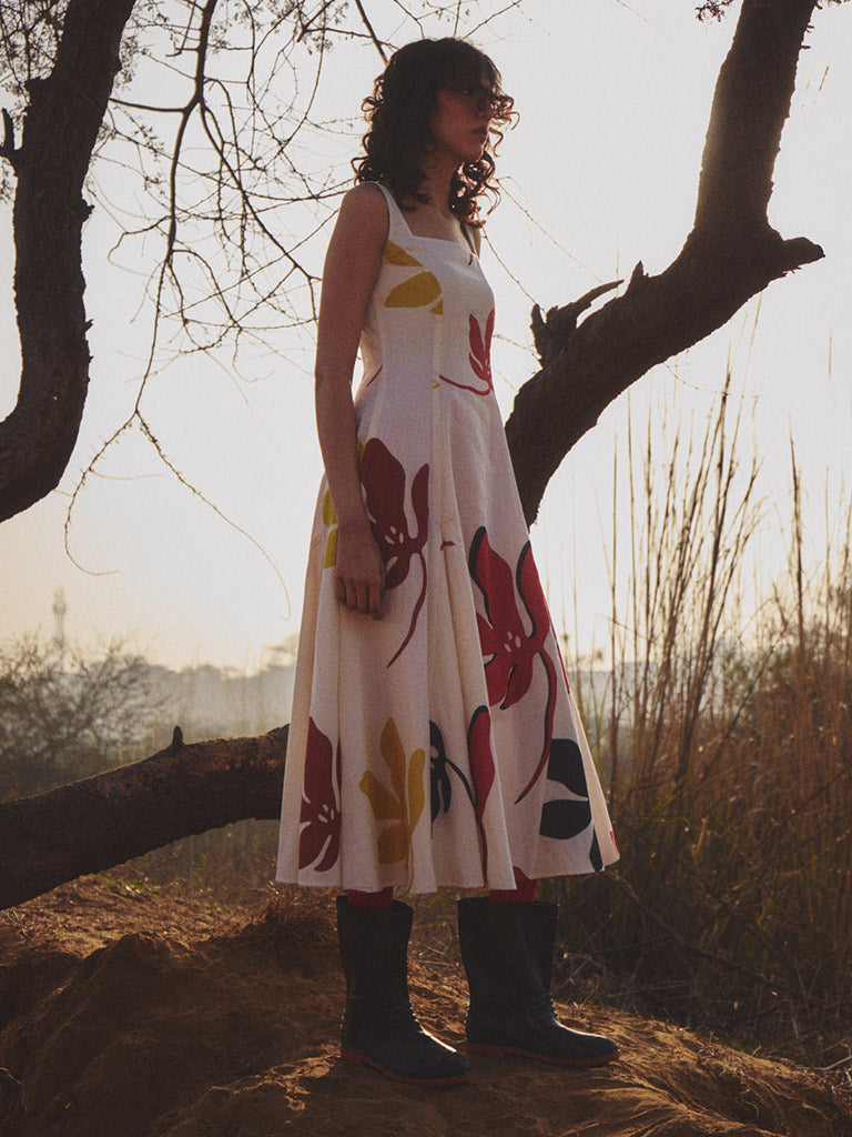 Floral Burst Dress DRESSES KHARA KAPAS