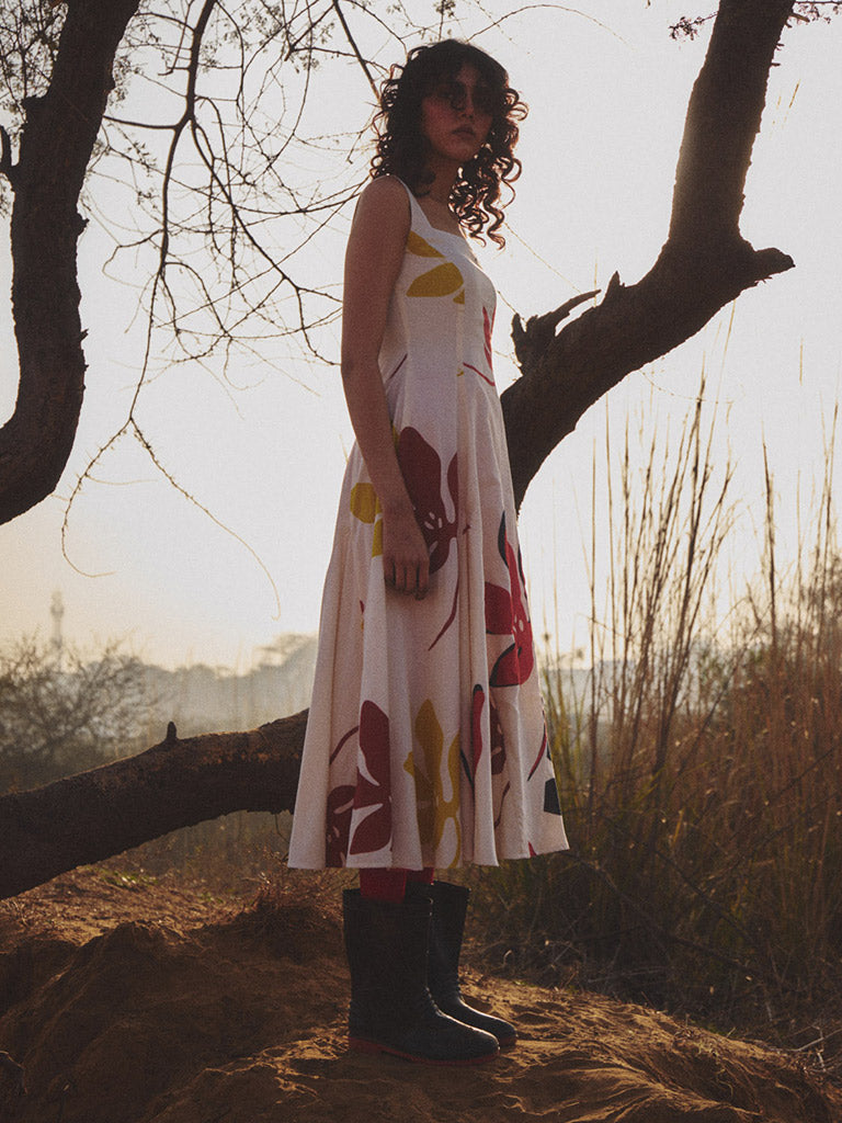 Floral Burst Dress DRESSES KHARA KAPAS