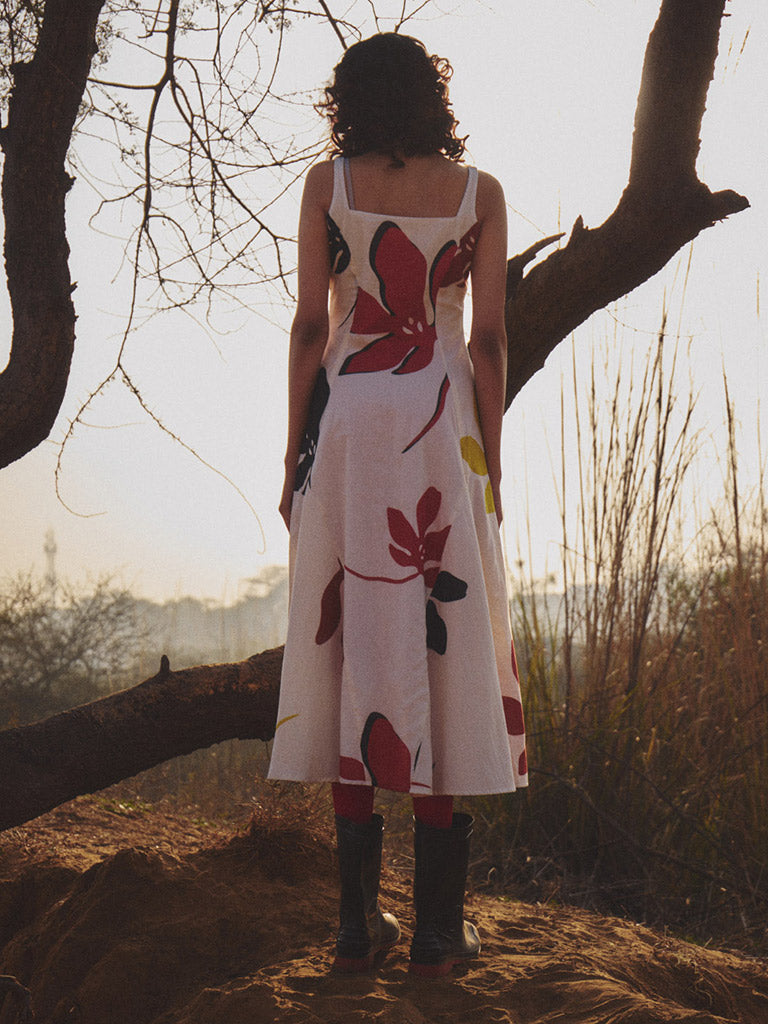 Floral Burst Dress DRESSES KHARA KAPAS