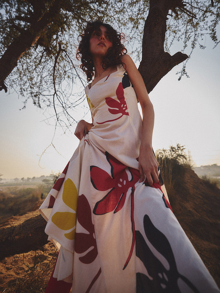 Floral Burst Dress DRESSES KHARA KAPAS