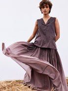 Plum Co-ord Set SETS KHARA KAPAS   