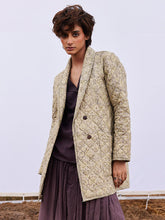 Load image into Gallery viewer, Stone Floral Jacket JACKETS KHARA KAPAS   
