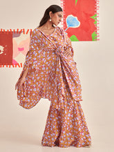 Load image into Gallery viewer, Rose Kaftan Skirt Co-ord SETS Khajoor
