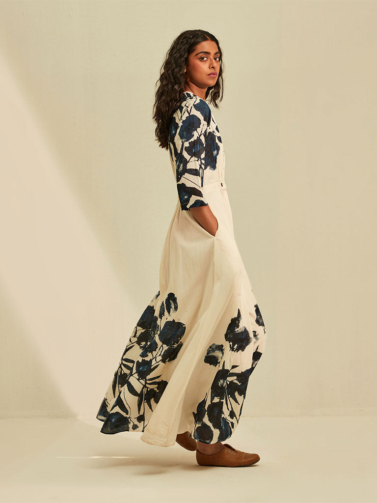 Blue Forest Dress DRESSES KHARA KAPAS   