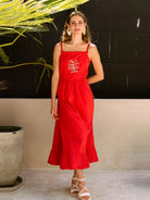 Rose Strap Dress DRESSES Em and Shi   