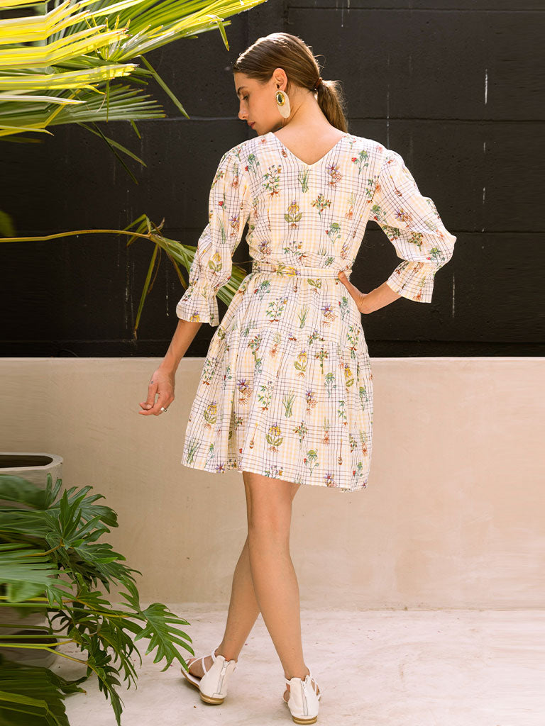 Healing Herbs Wrap Dress DRESSES Em and Shi   