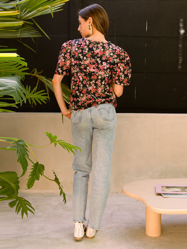 Midnight Love Scallop Top TOPS Em and Shi   