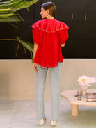 Rose Cottage Shirt TOPS Em and Shi   