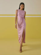 Lavender Blossom Knotted Dress DRESSES SUI