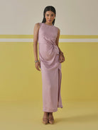 Lavender Blossom Knotted Dress DRESSES SUI