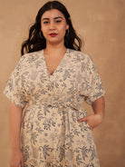 Leafy Bloom Maxi Dress DRESSES SUI   