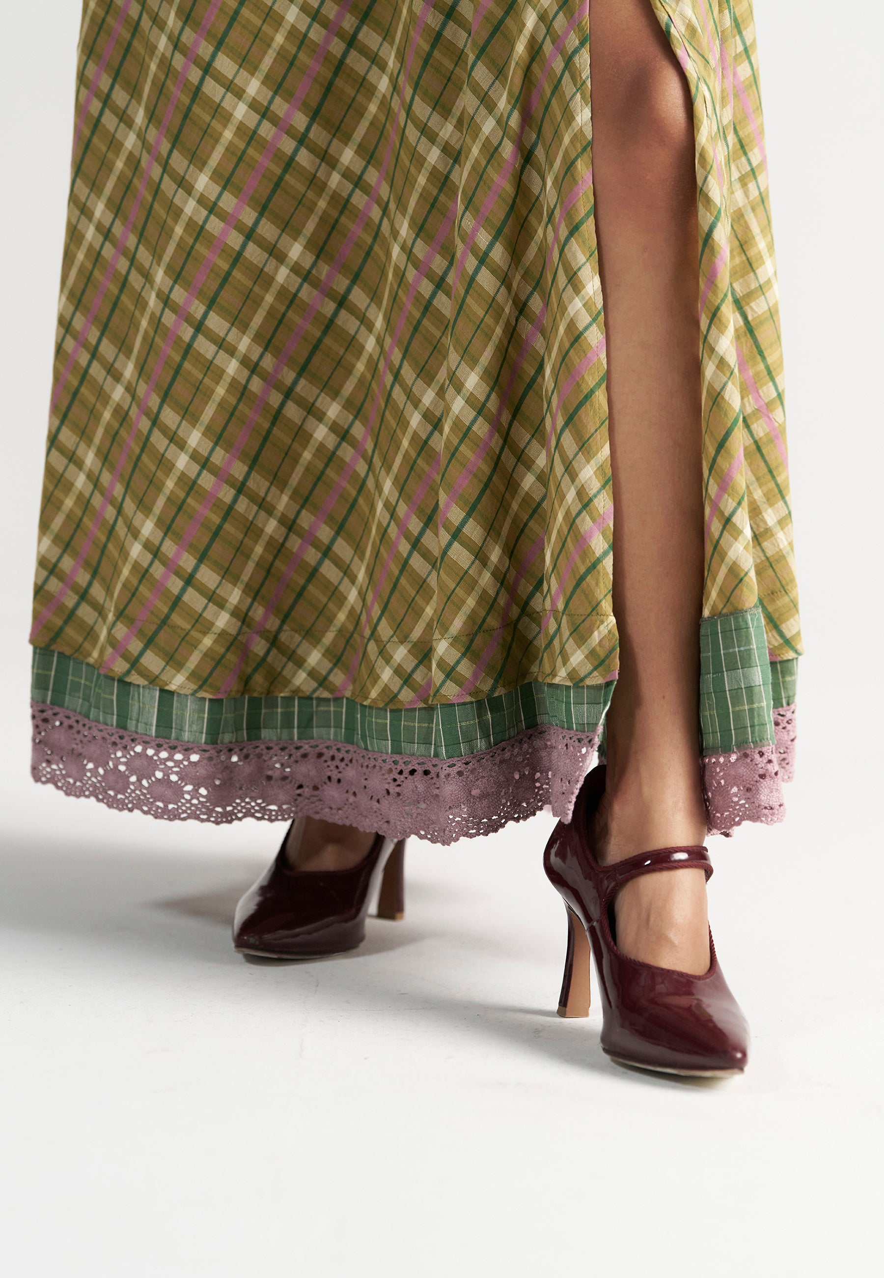 Madeleine Picnic Yellow Maxi Dress DRESSES IKKIVI