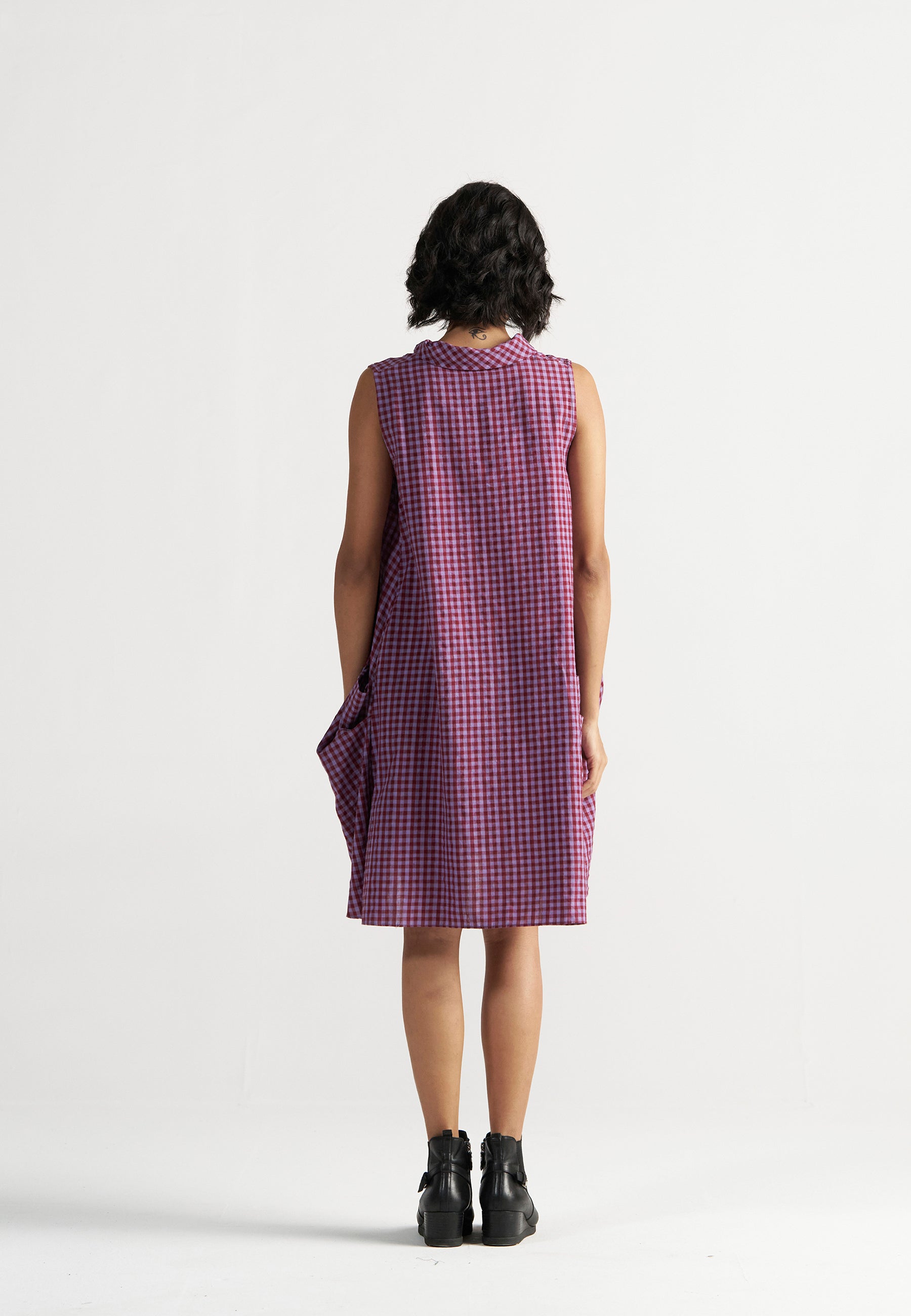 Gaul Tea Plum Dress DRESSES IKKIVI