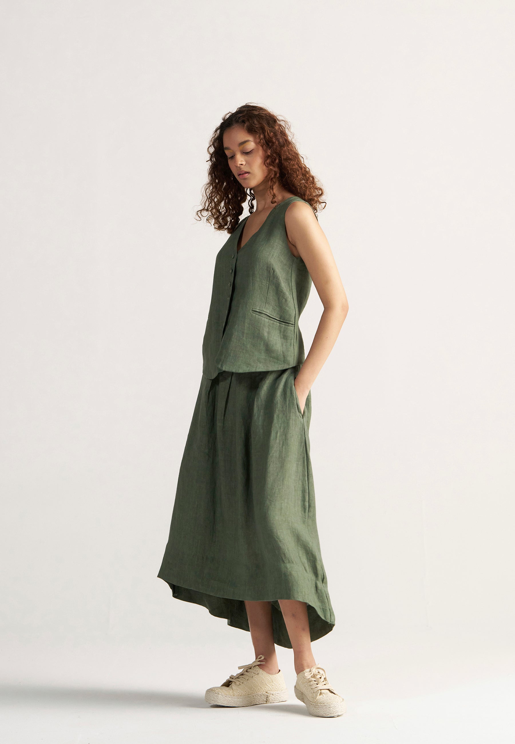 Afternoon Affair Sage Green Co-ord Set SETS IKKIVI