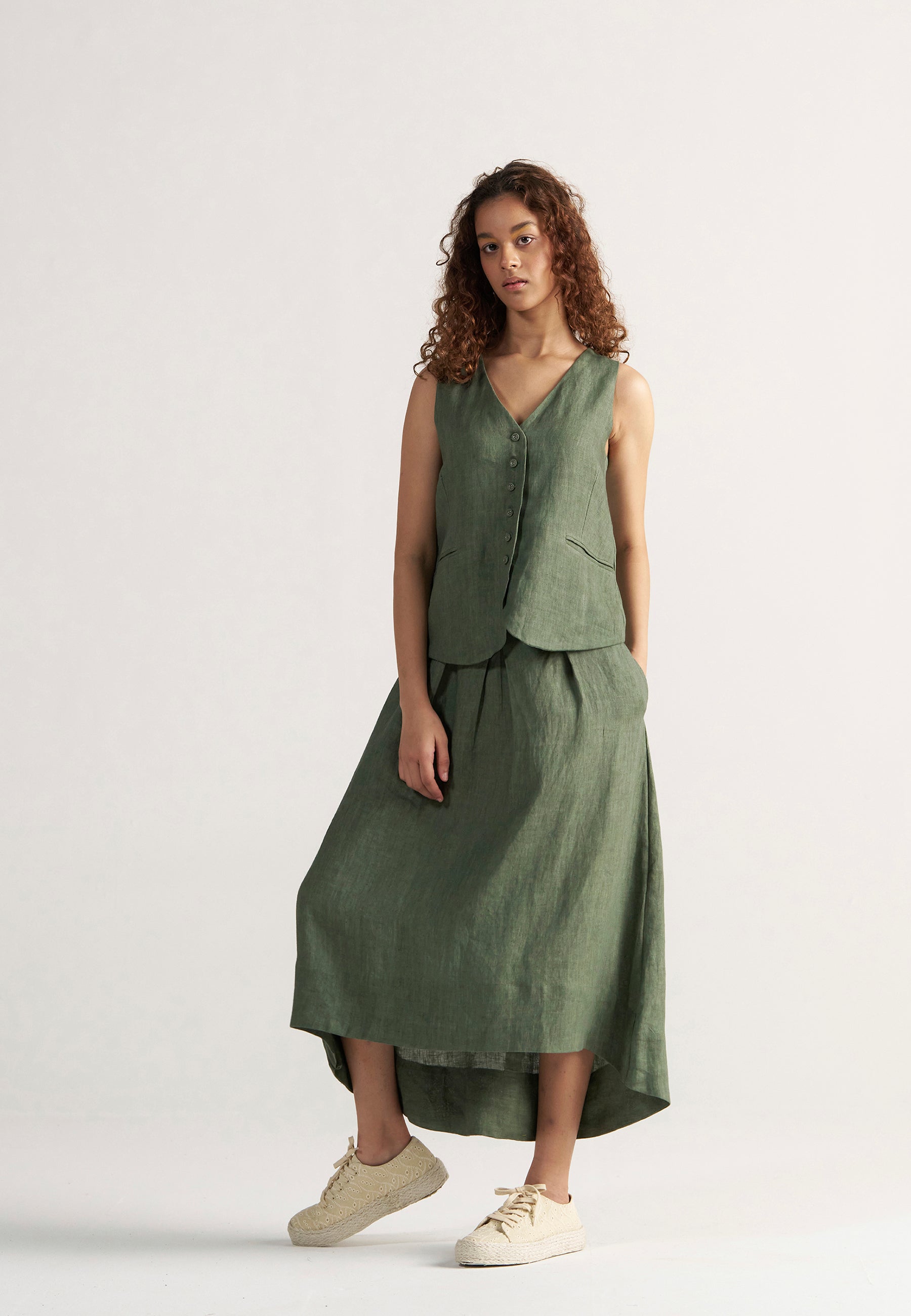 Afternoon Affair Sage Green Co-ord Set SETS IKKIVI