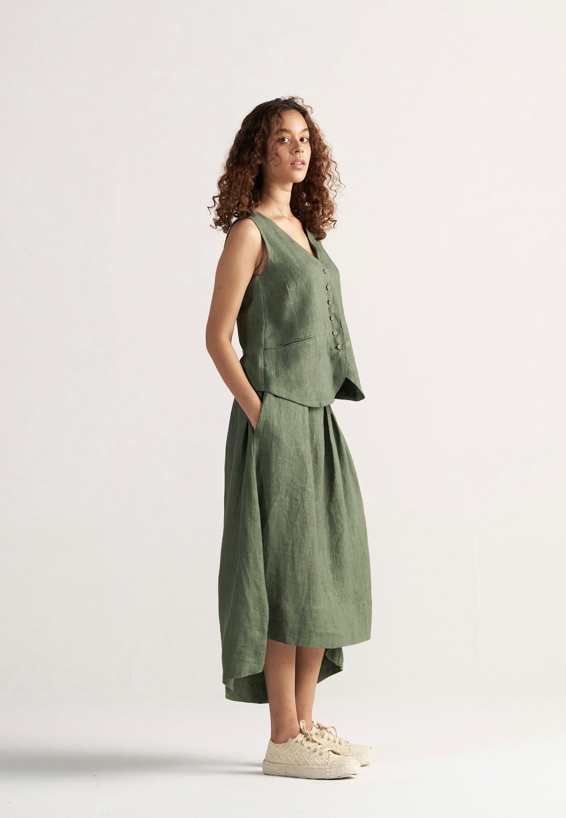 Afternoon Affair Sage Green Co-ord Set SETS IKKIVI