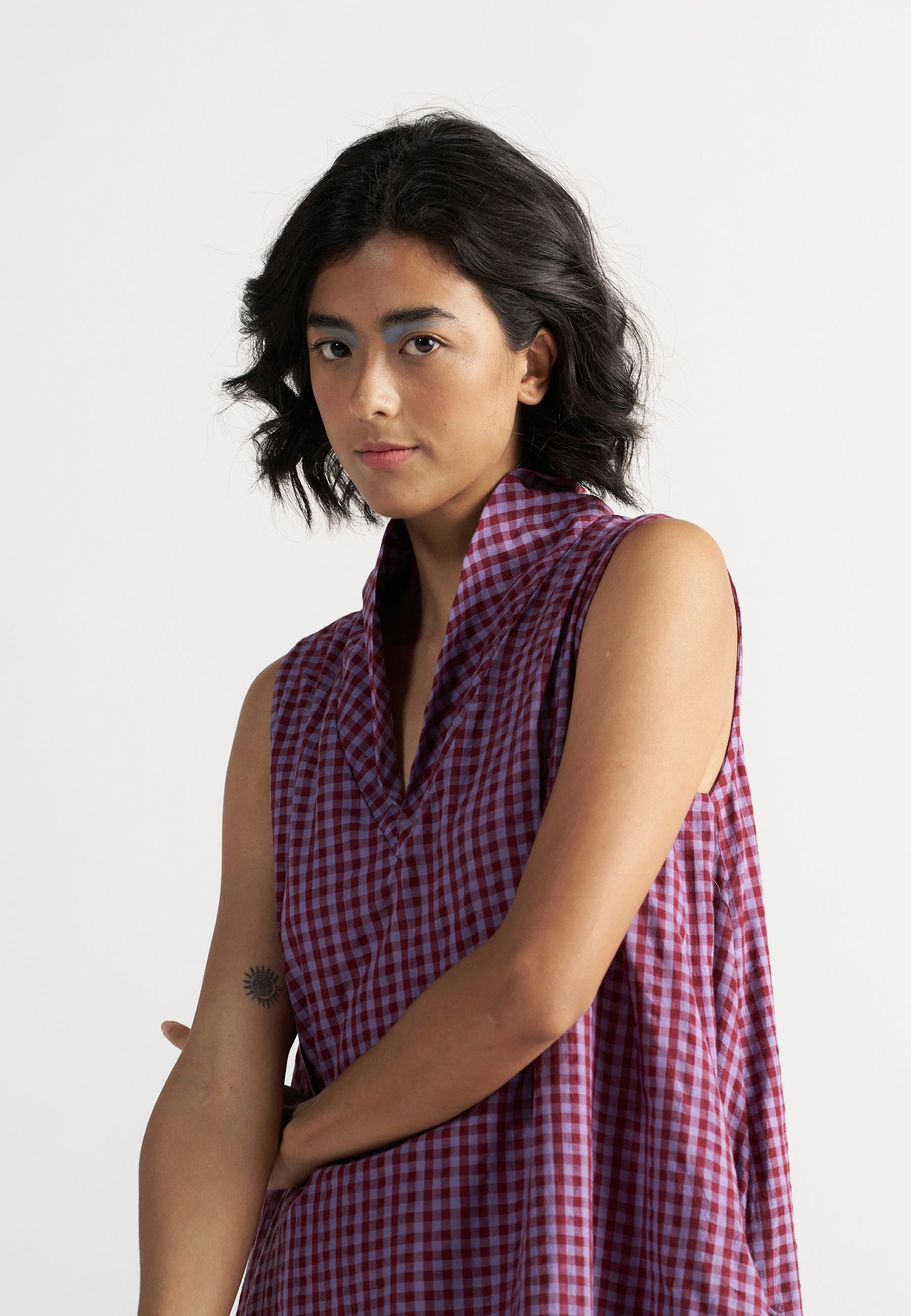 Gaul Tea Plum Dress DRESSES IKKIVI