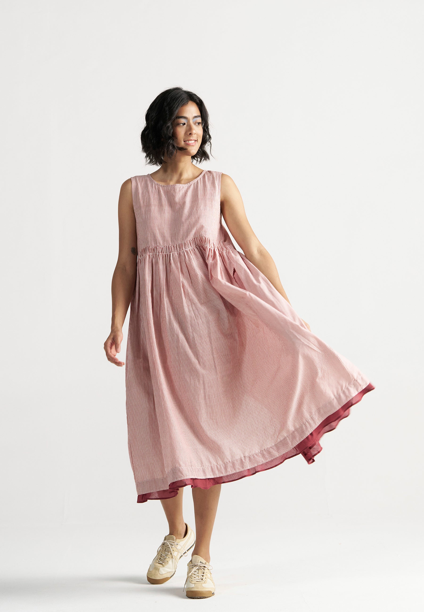 Simply Her Crimson Line Dress DRESSES IKKIVI