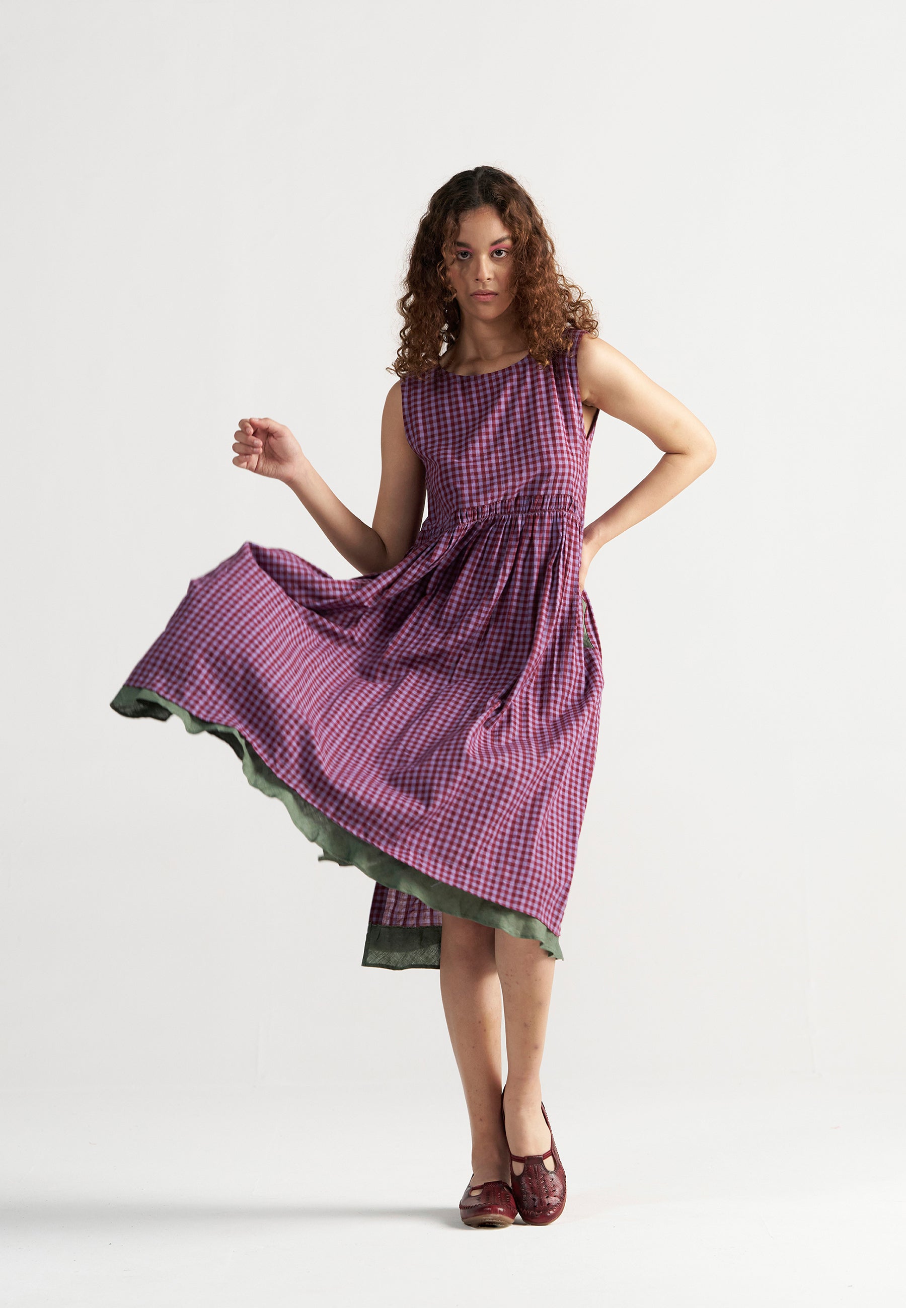 Simply Her Tea Plum Dress DRESSES IKKIVI