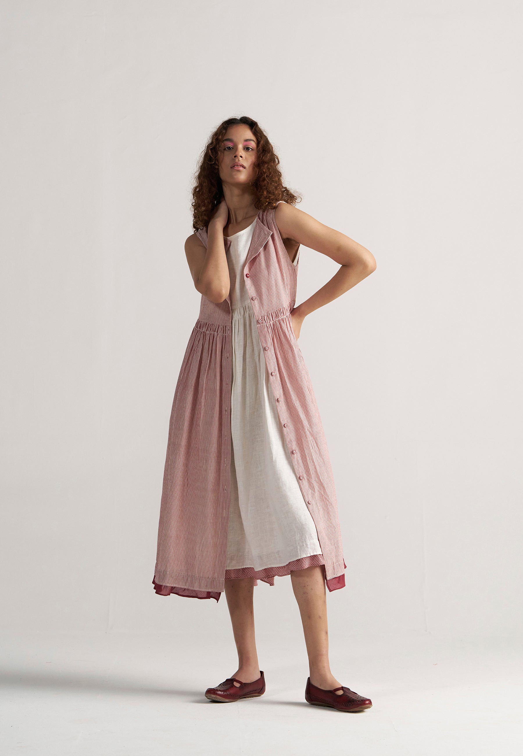 Simply Her Crimson Line Dress DRESSES IKKIVI