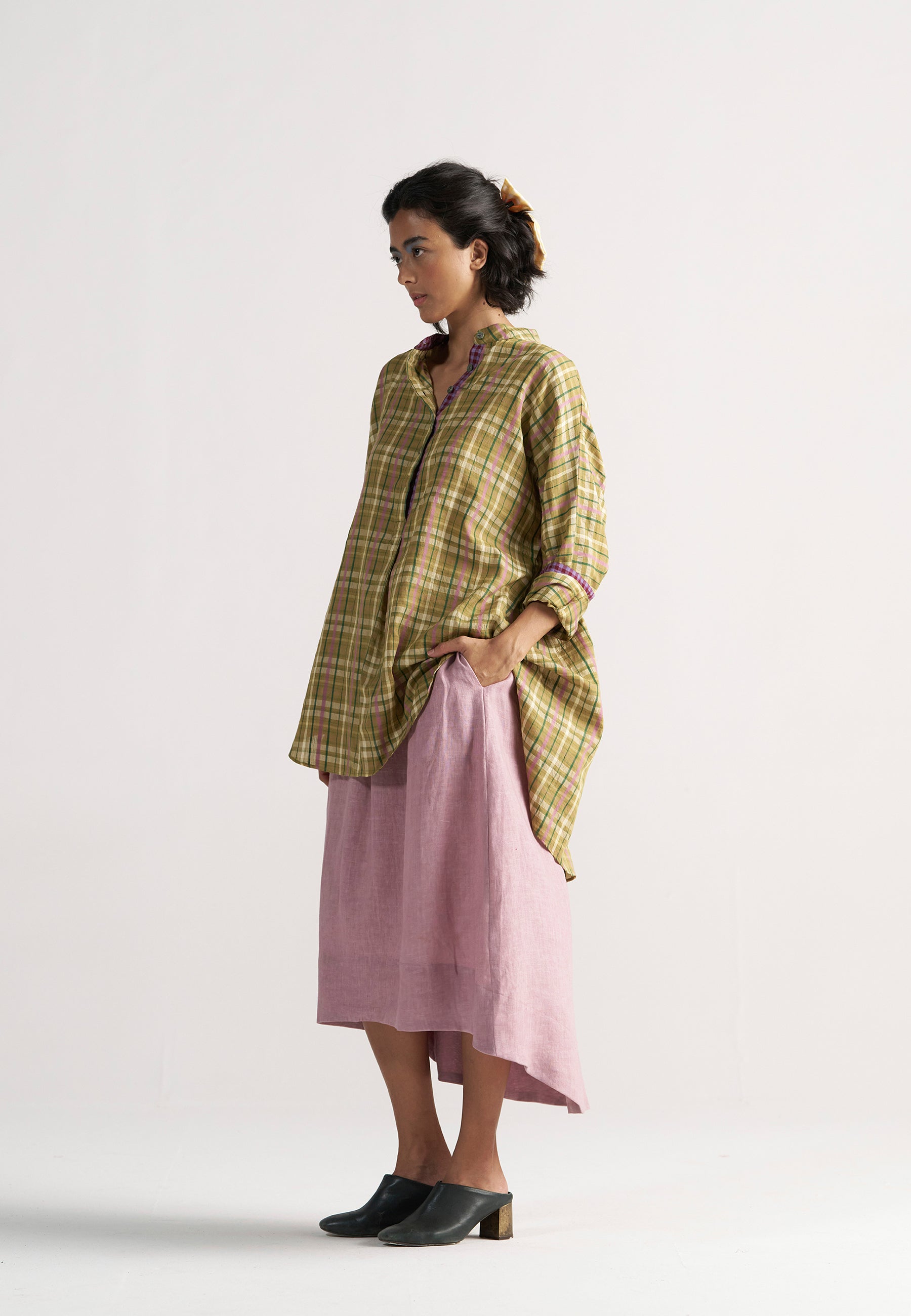 Checkmate Picnic Yellow Checkered Shirt TOPS IKKIVI