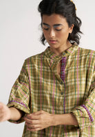 Checkmate Picnic Yellow Checkered Shirt TOPS IKKIVI