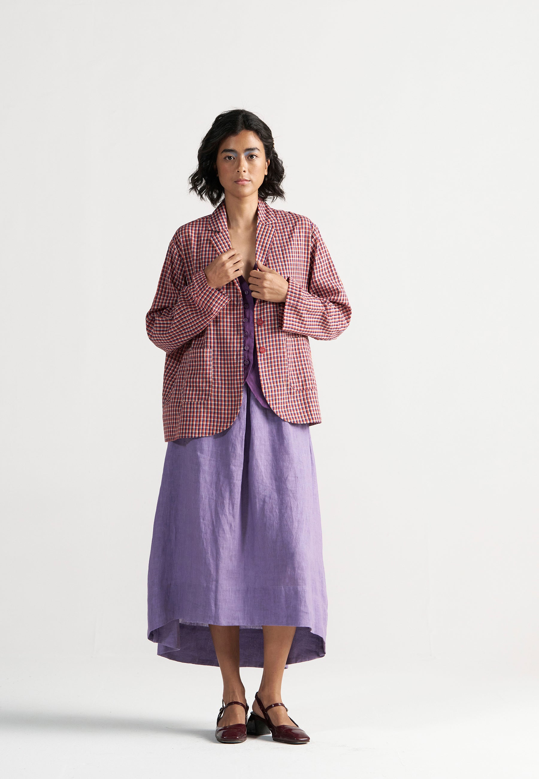 Tea Room School Grid Blazer JACKETS IKKIVI