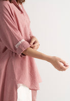 Checkmate Retro Red Checkered Shirt TOPS IKKIVI