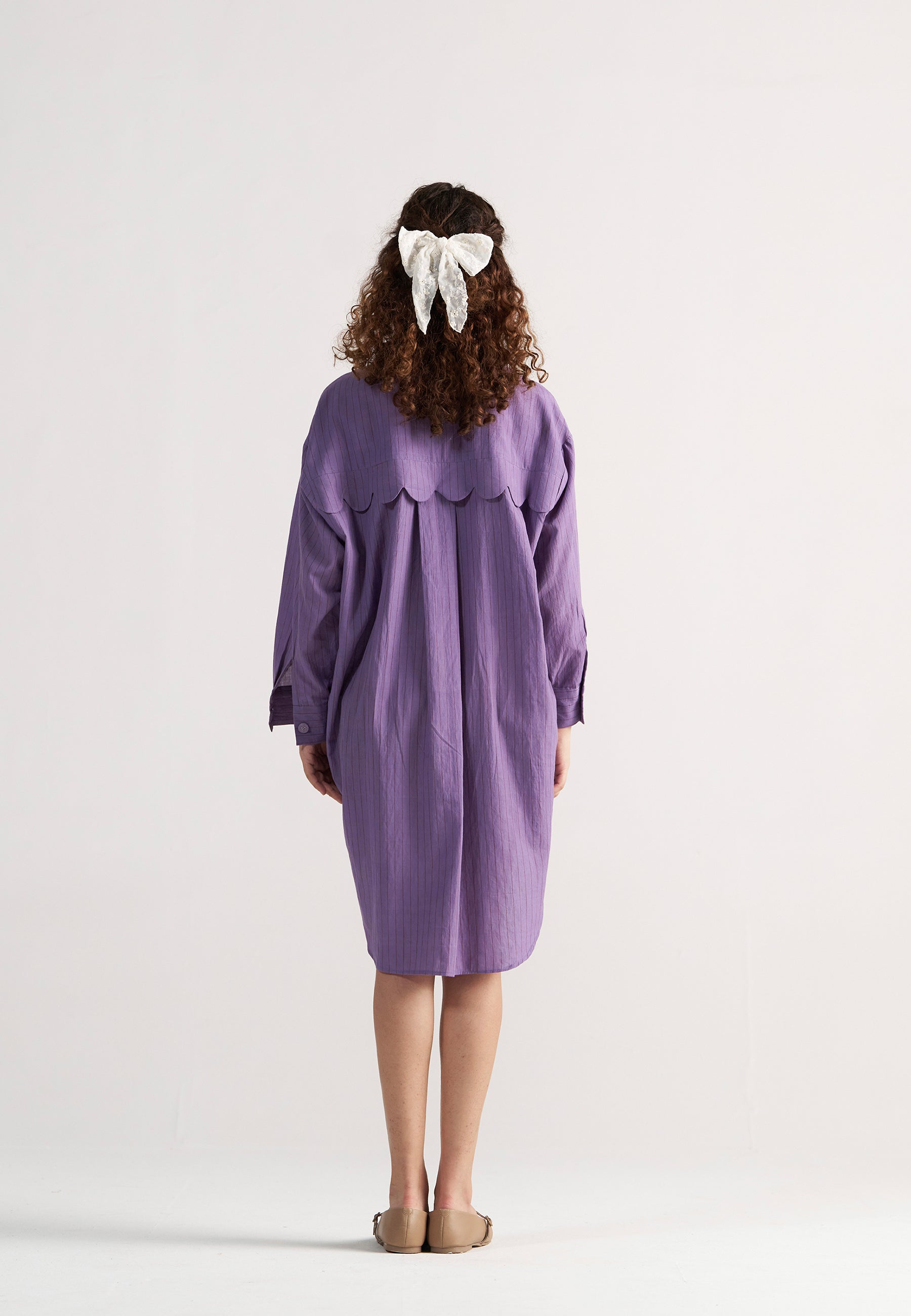 Sunday Classic Plum Page Shirt TOPS IKKIVI