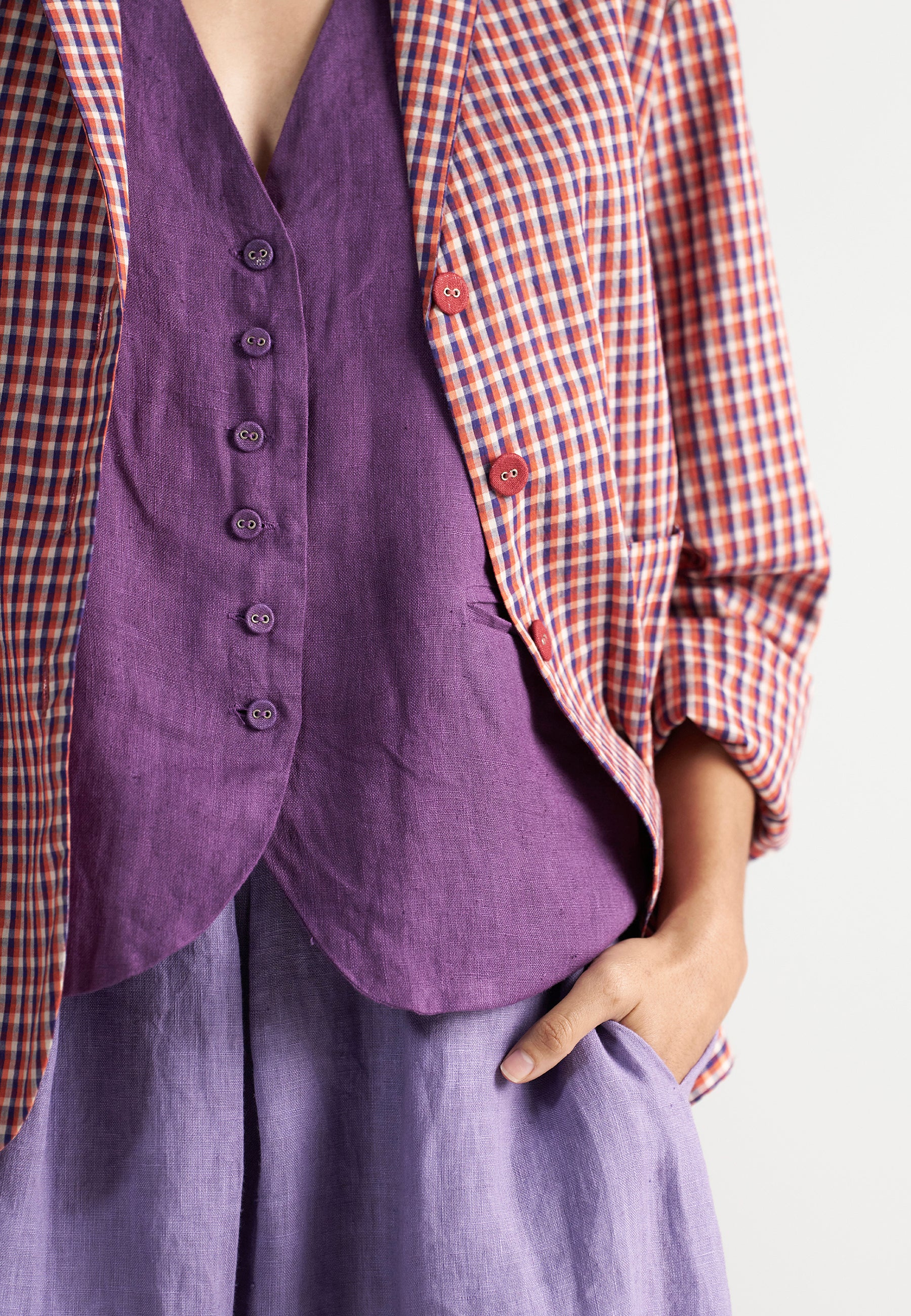 Tea Room School Grid Blazer JACKETS IKKIVI