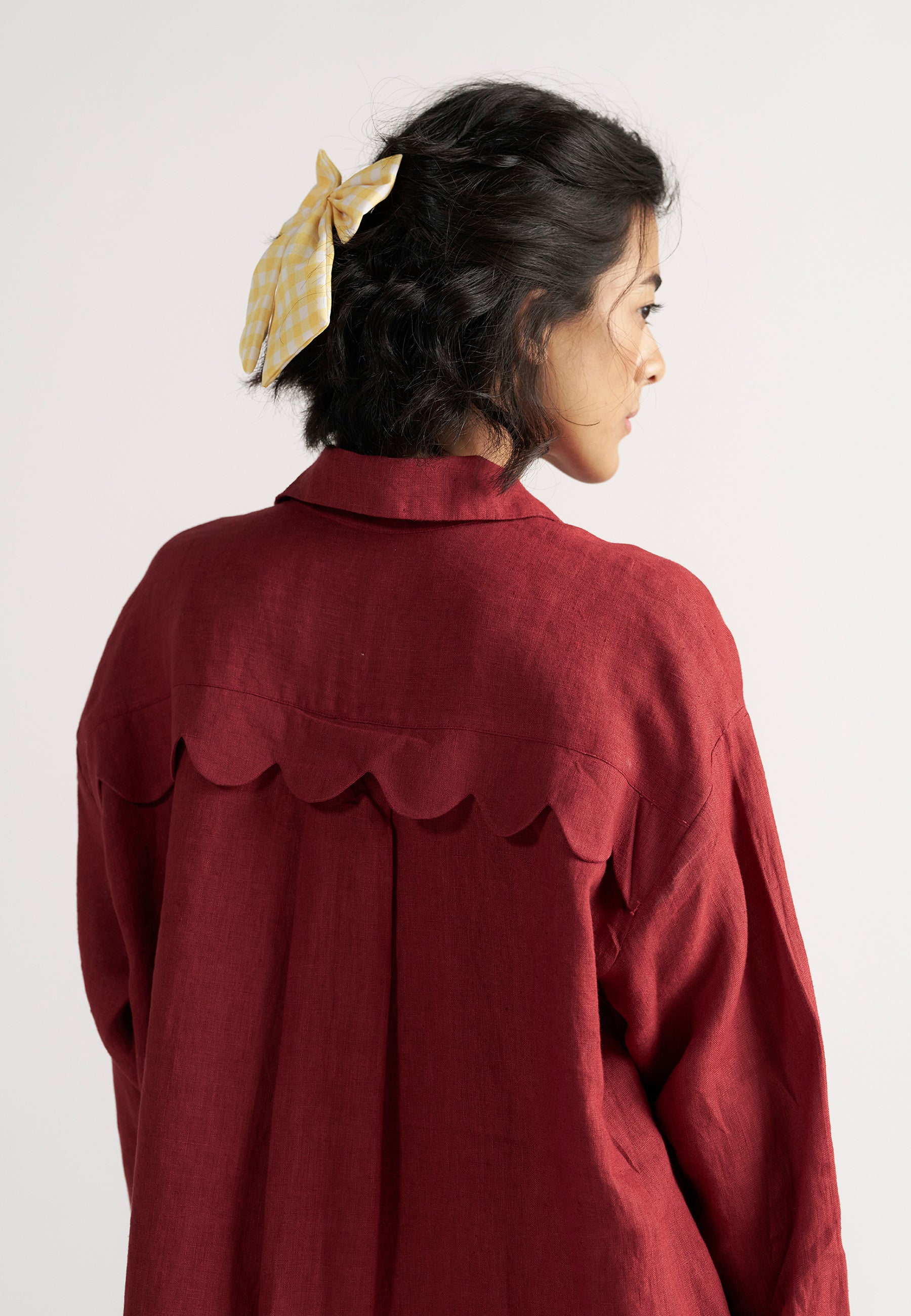 Sunday Classic Crimson Shirt TOPS IKKIVI