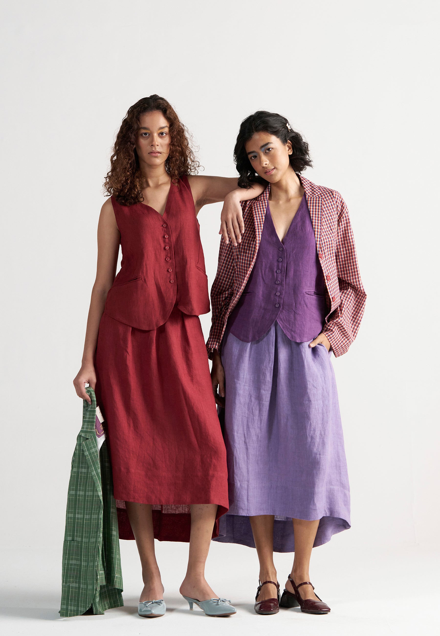 Afternoon Affair Crimson Co-ord Set SETS IKKIVI