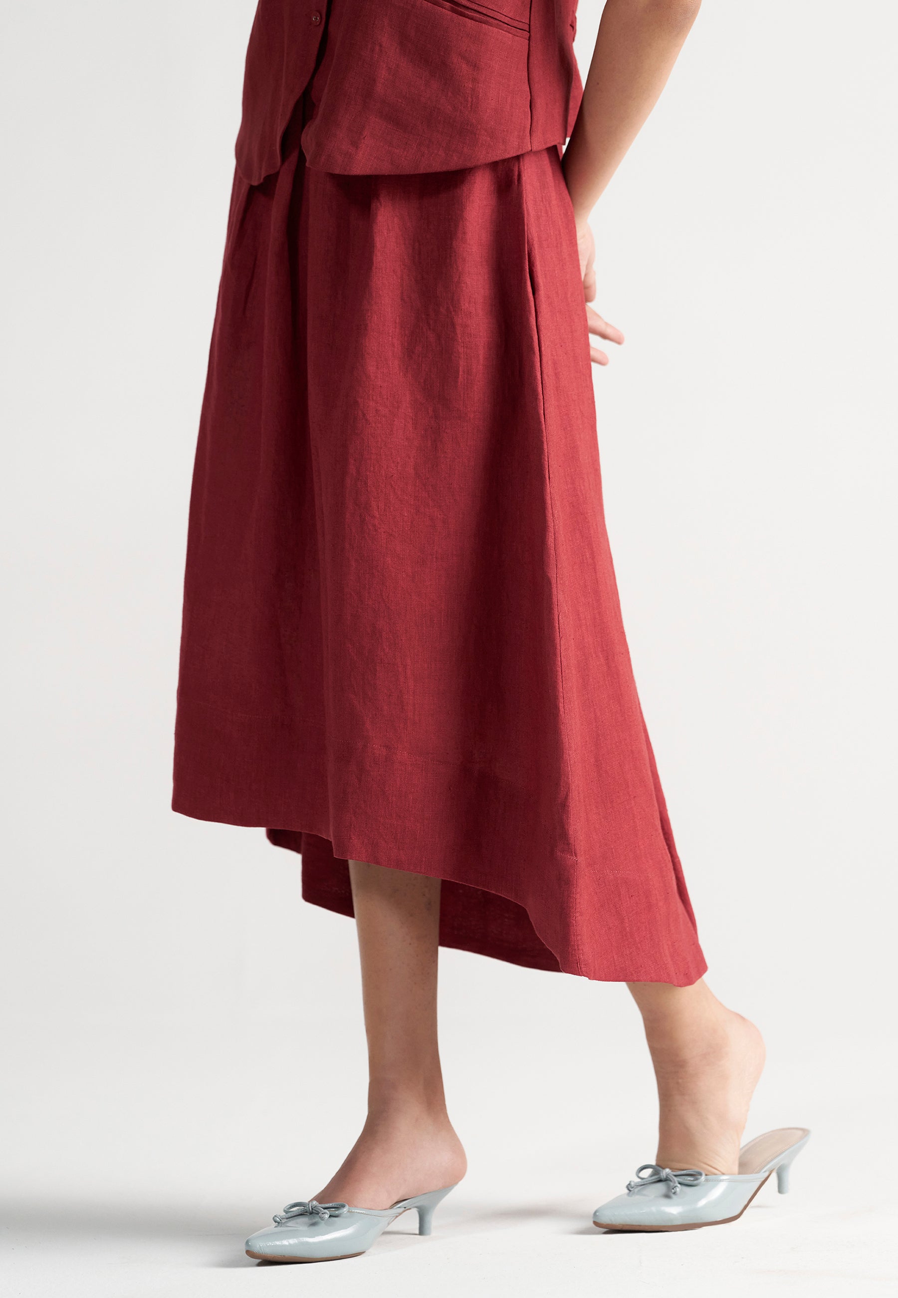 Afternoon Affair Crimson Co-ord Set SETS IKKIVI