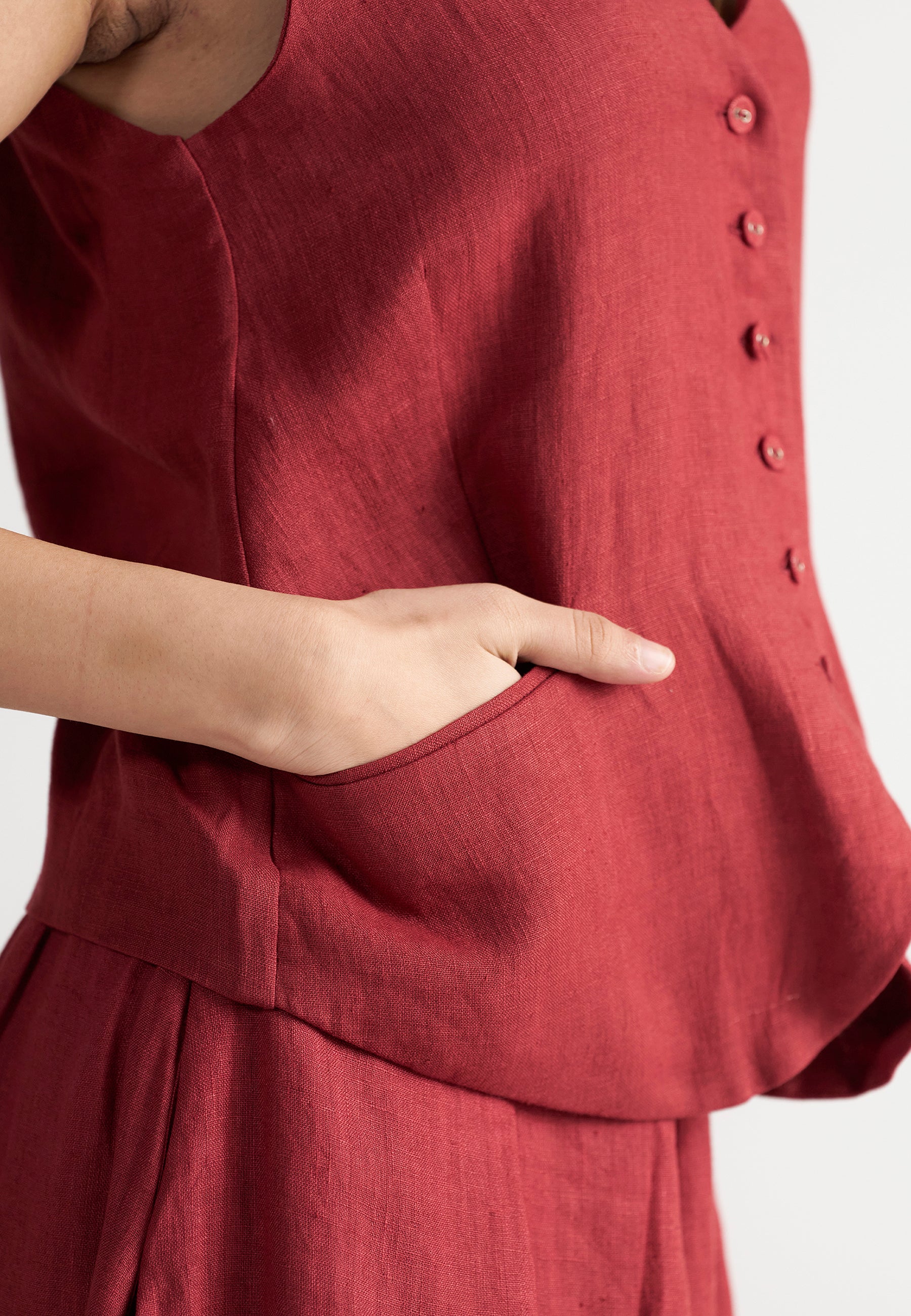 Afternoon Affair Crimson Co-ord Set SETS IKKIVI