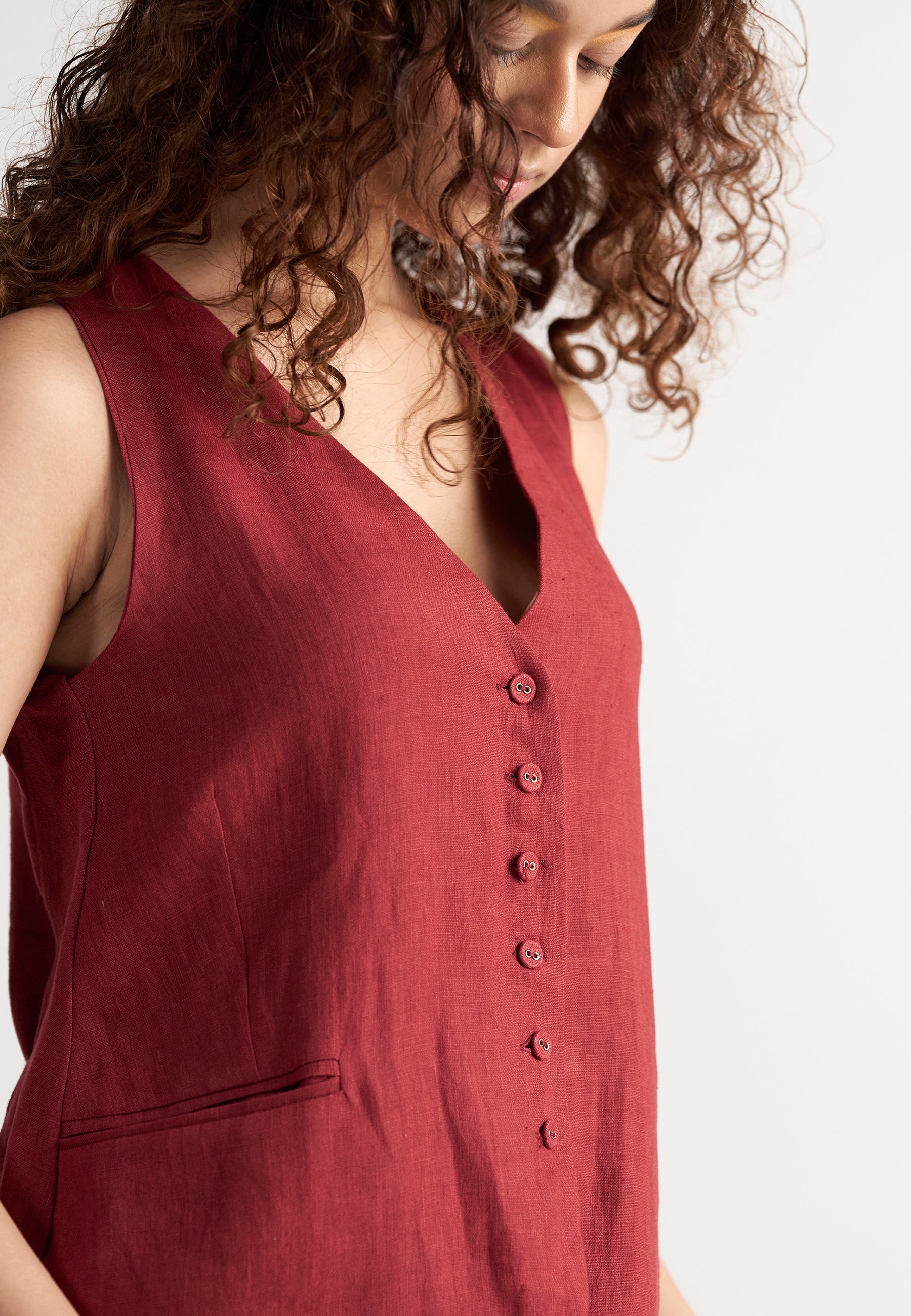 Afternoon Affair Crimson Co-ord Set SETS IKKIVI