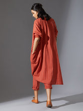 Load image into Gallery viewer, Ribbed Collar Cowl Tunic Set SETS Mati
