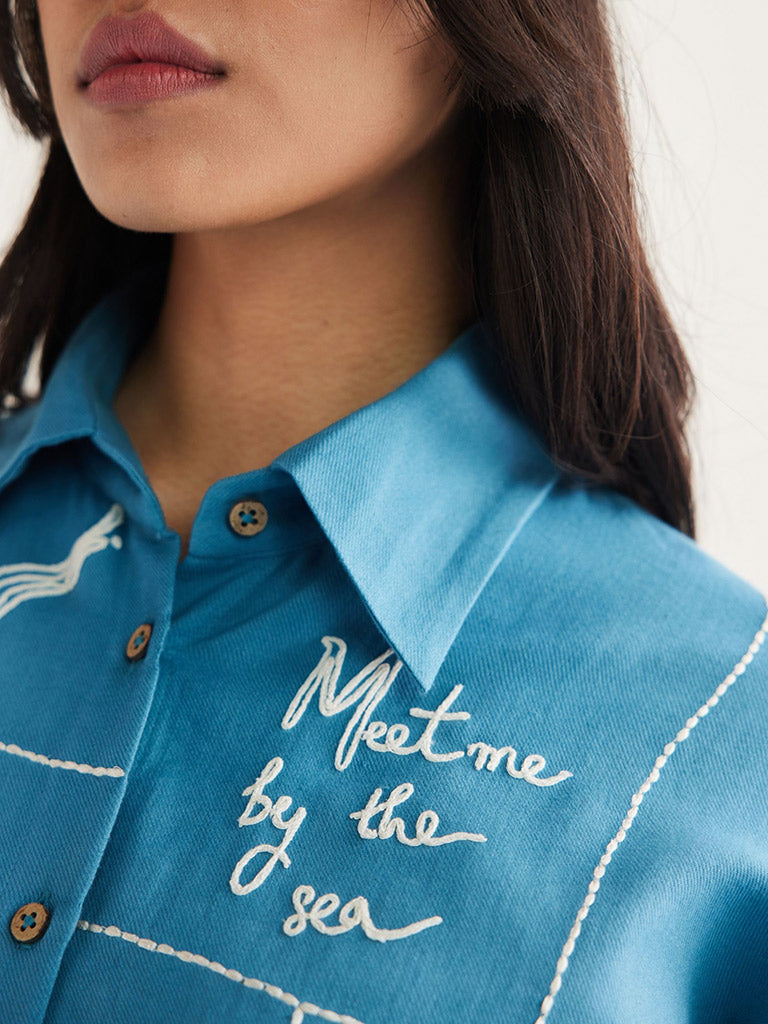 Meet Me By The Sea Shirt TOPS SUI