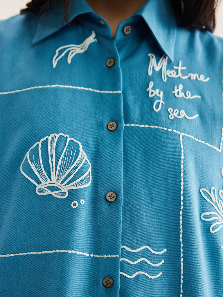 Meet Me By The Sea Shirt TOPS SUI