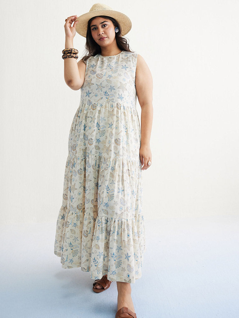 Ocean Island Maxi Dress DRESSES SUI