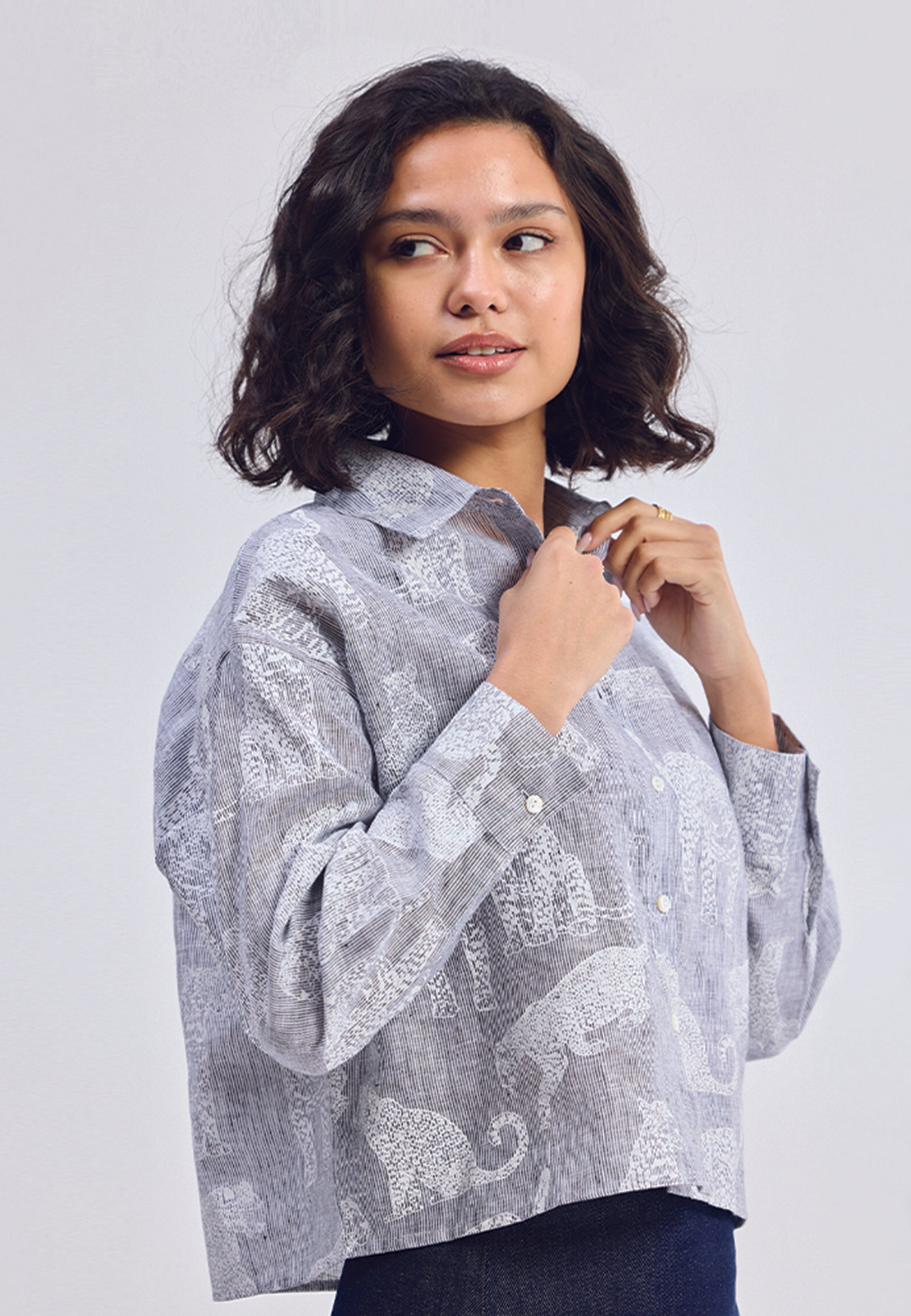 Oversized Boxy Fit Shirt TOPS Reistor