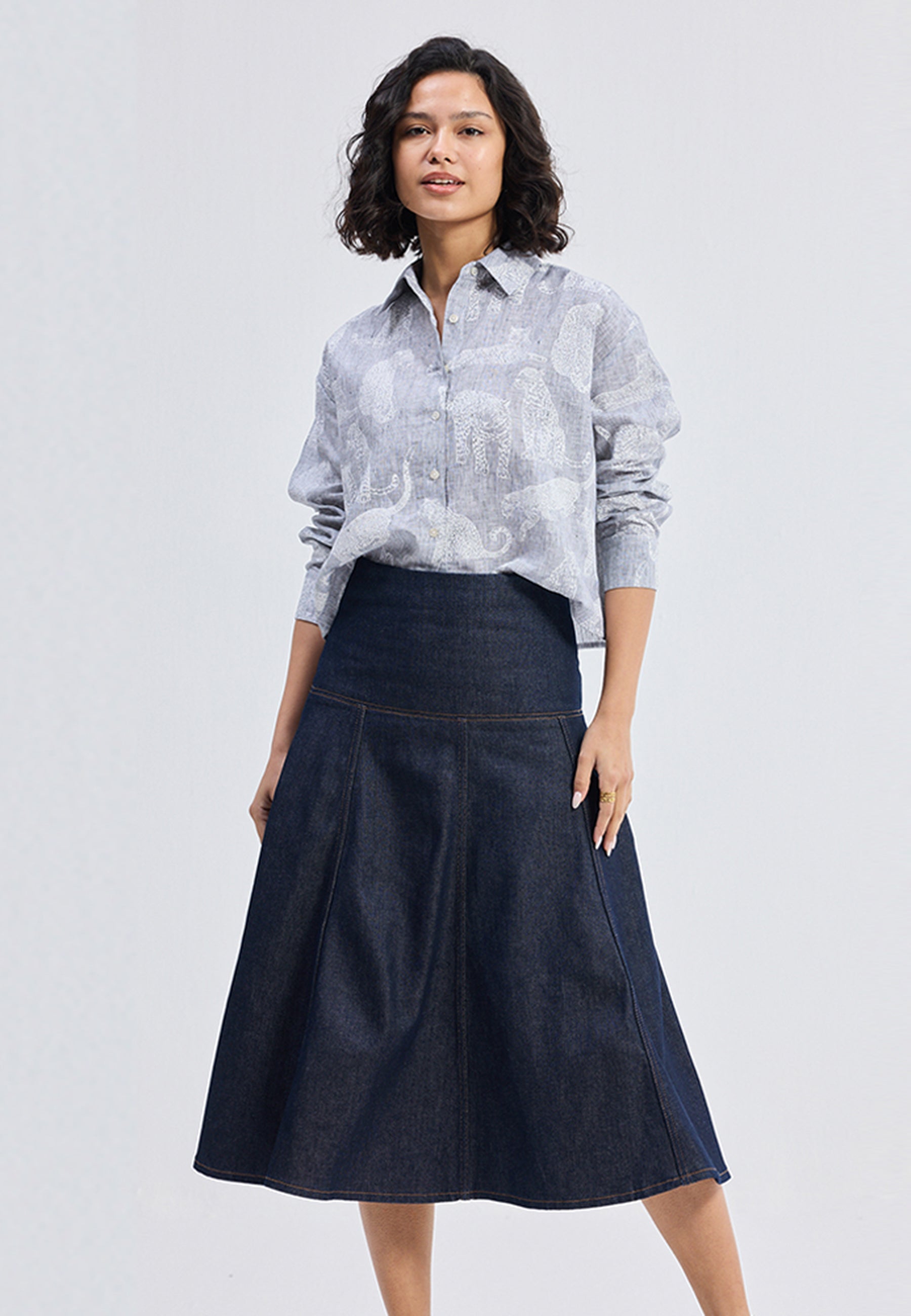 Oversized Boxy Fit Shirt TOPS Reistor