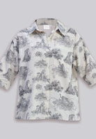 Oversized High Low Animal Print Shirt TOPS Reistor