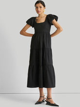 Load image into Gallery viewer, Puff Sleeve Tiered Maxi Dress DRESSES Reistor   
