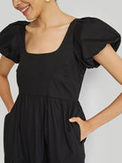 Puff Sleeve Tiered Maxi Dress DRESSES Reistor   
